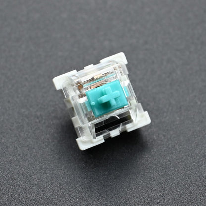 Switch Outemu Teclado Mecânico 3 Pinos Clicky Linear Tátil Silencioso RGB LED SMD Compatível com MX Switch para Jogos