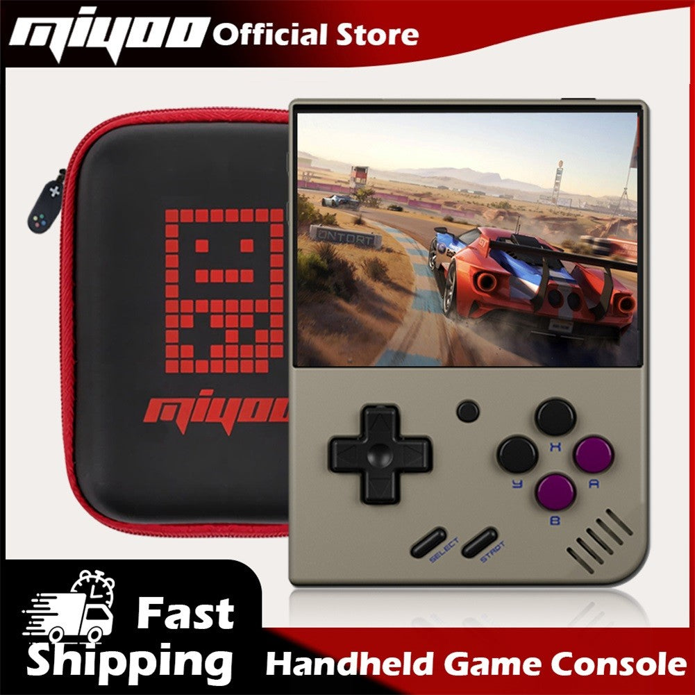 MIYOO Mini Plus Portable Retro Handheld Game Console 3.5"IPS HD Screen Mini+ Players Children's Gift Classic Gaming Emulator