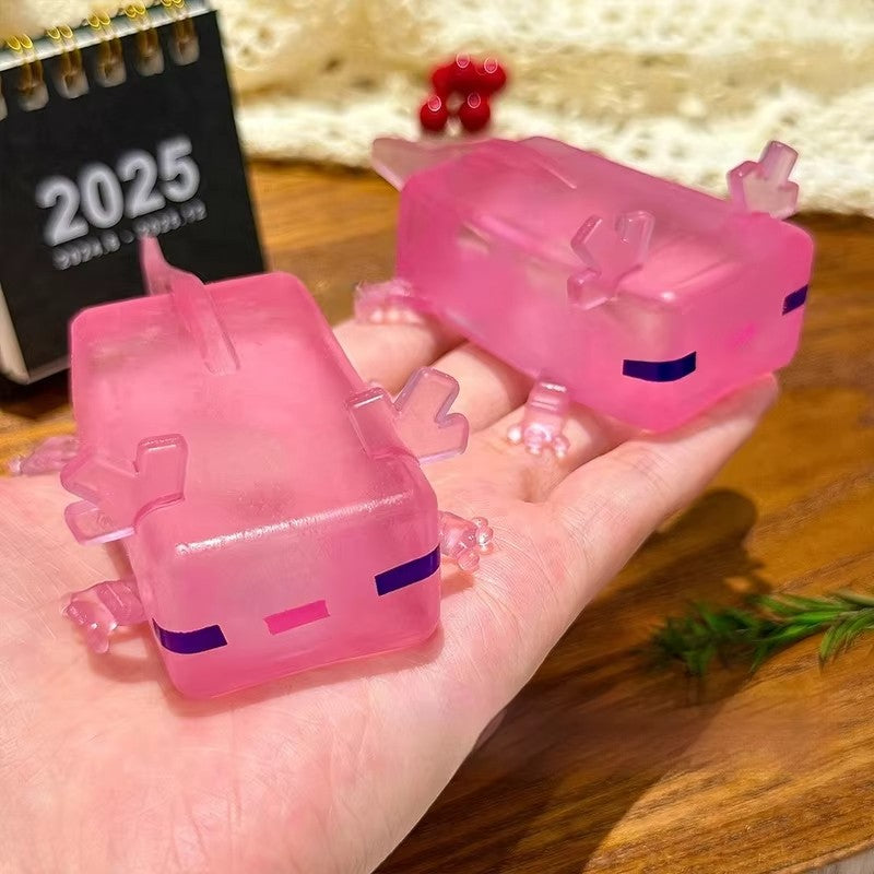 Cartoon Animals Axolotl Squeeze Toys To Relieve Stress Release Emotions Slowly Rebound And Decompress Toys Birthday Party Gifts