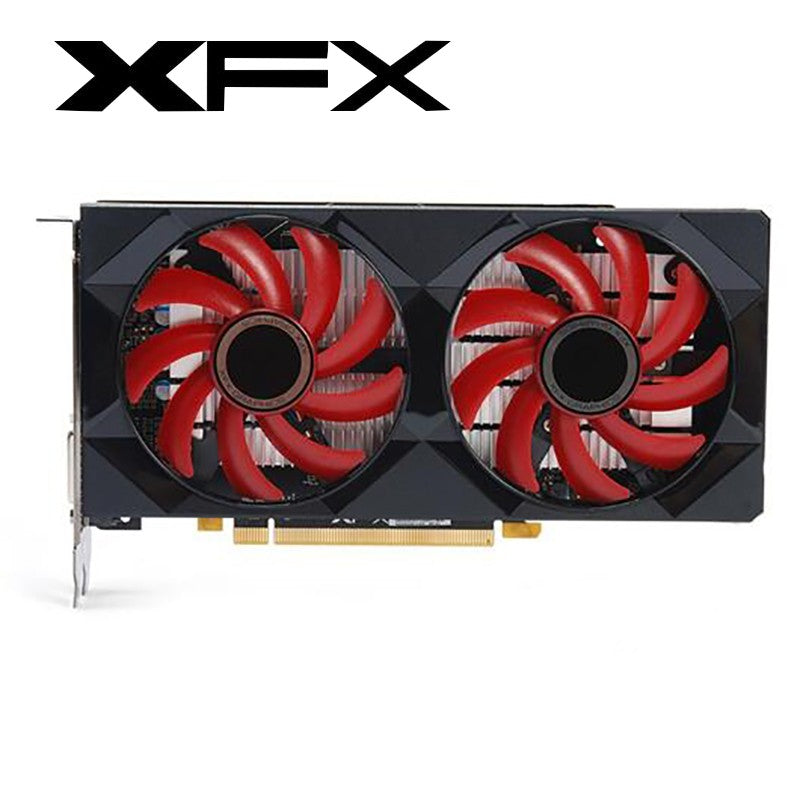 Placas de vídeo XFX RX 560 4GB GPU 128 Bit usadas para placas gráficas AMD Radeon RX560D GDDR5 para computador de mesa, jogos, não para mineração