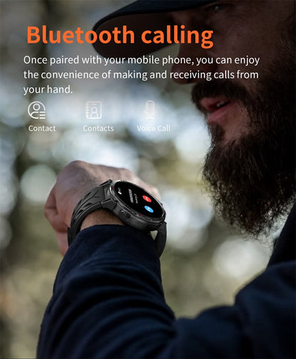 New T-Rex 3 Smart Watch Men GPS Positioning Military 5ATM Waterproof Watch 650mAh Battery Compass Altimeter GPT Assistant Watch