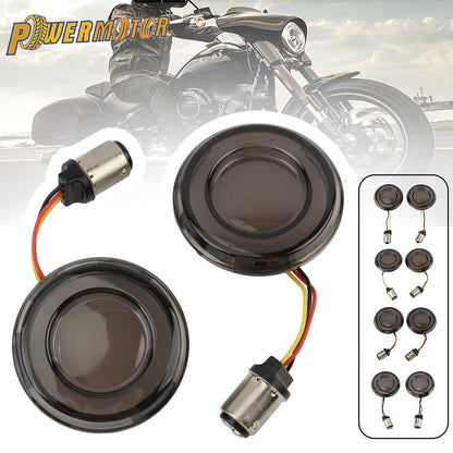 Seta de LED para Moto Estilo Bala 1156 1157 Indicador de Freio para Harley Dyna Touring Street Glide Road King Rider FXLRST