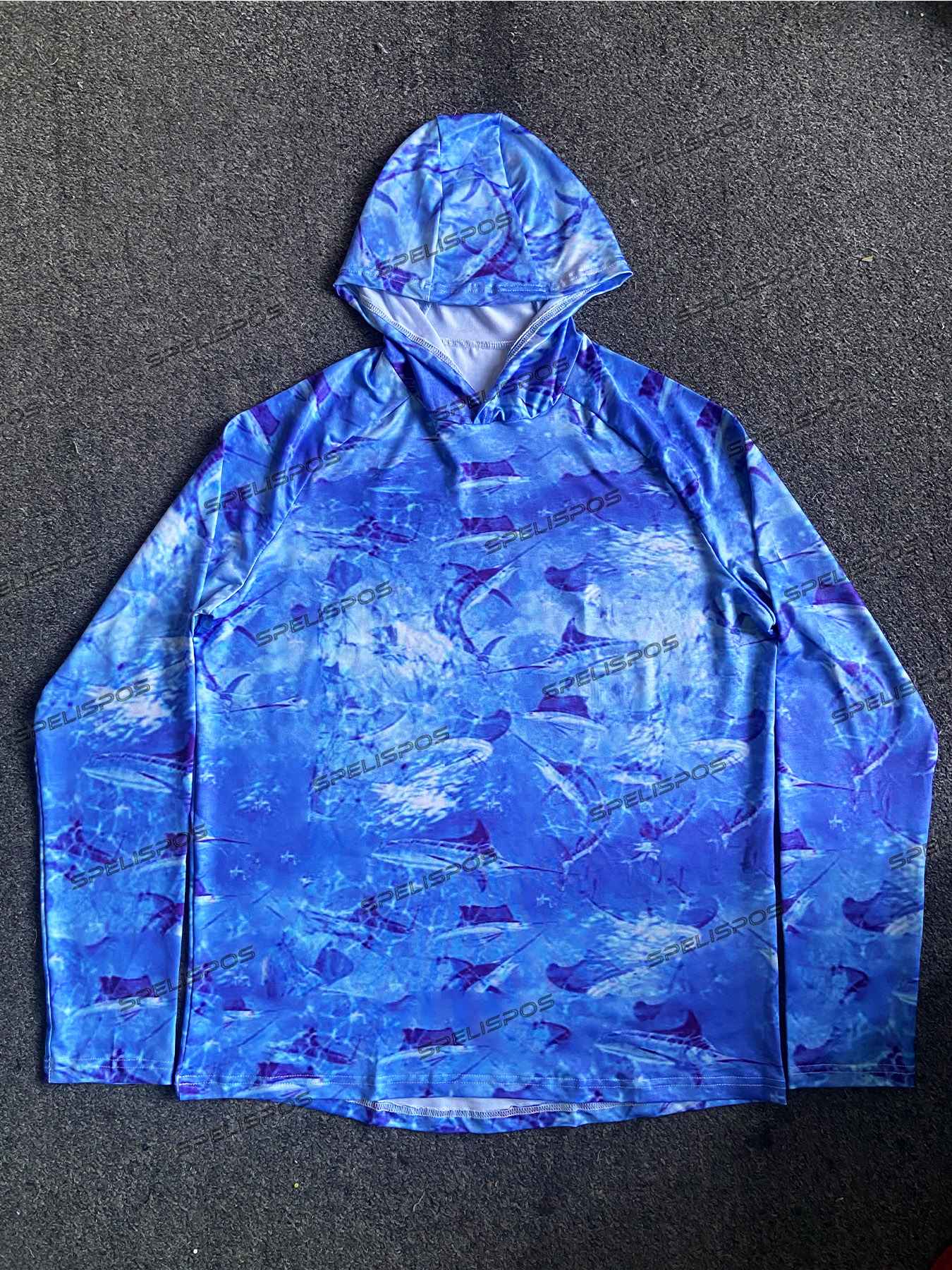 Fishing Shirts UPF 50+ Fish Maillot Tops Wear Beach Gear Hoodies Anti-UV Yacht Sea Angling Sports Uniform Jersey Running Hood