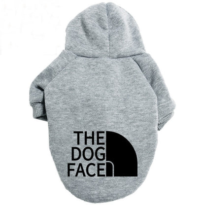 Casaco com Capuz para Animais de Estimação Moletom Macacão de Cachorro Roupa Outono Inverno Quente Cão Grande Pequeno Corgi Border Collie Fadou