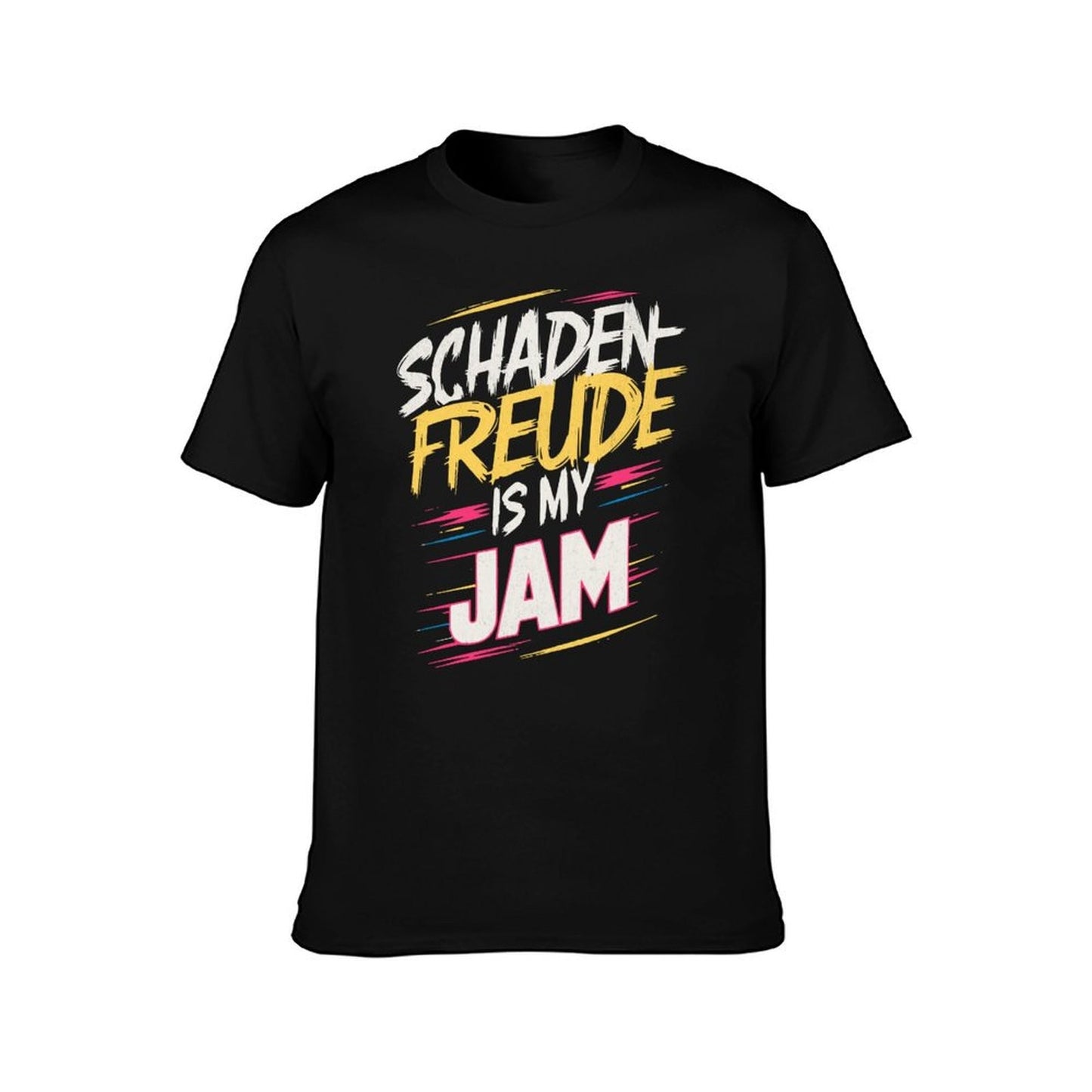 Schadenfreude Is My Jam T-Shirt black cotton t-shirt plain for man package man graphic t shirt T-Shirt