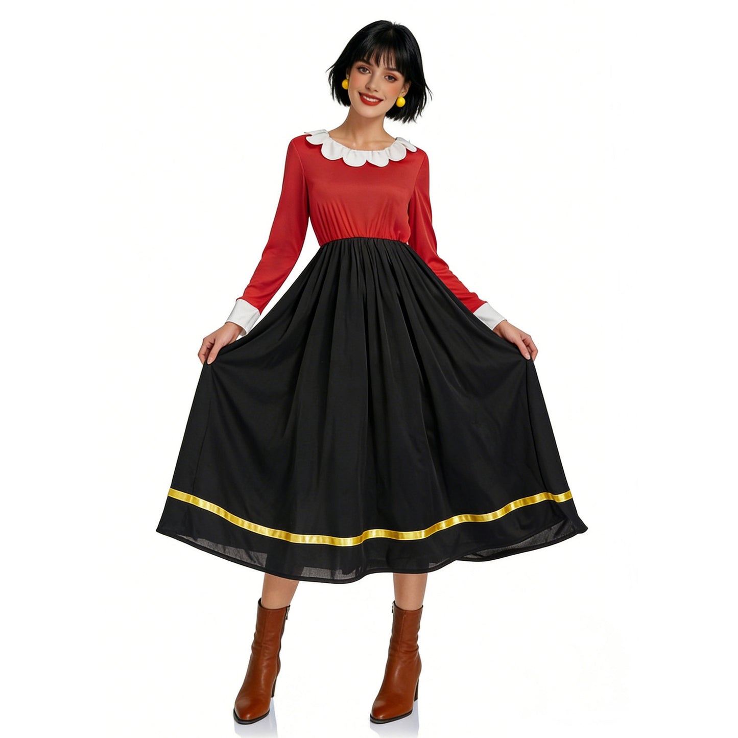 Classic Cartoon Popeye the Sailor Cosplay Costume With Hat Funny RolePlay Outfits For Men WOman Takerlama