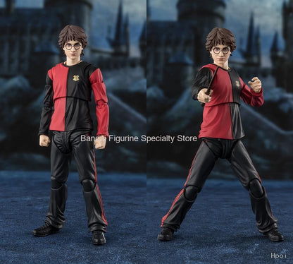 Original Bandai S.H.Figuarts SHF Harry Potter SHF Lord Voldemort Harry Potter e o Cálice de Fogo Boneco de Ação Brinquedos Presentes Co
