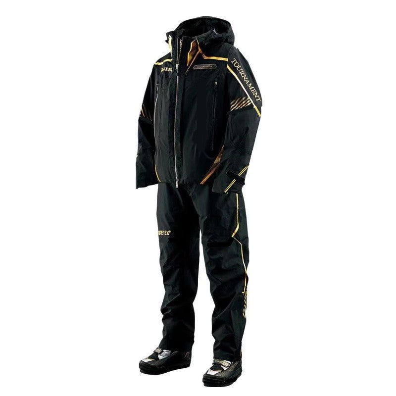 Jaqueta e calça de pesca DW à prova d'água, trajes de lã quente GOTX com logotipo, DR-1008T, conjunto de roupas de inverno, novo, 2 peças