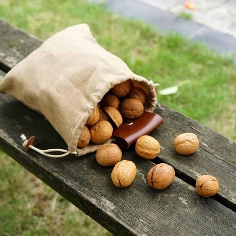 Multipurpose Collapsible Canvas Foraging Bag Berry Mushroom Picker Drawstring for Camping Hiking Beachcombing Outdoor Gear