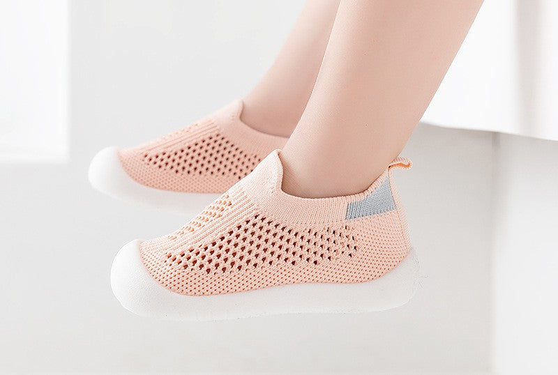2024 Kids Shoes Casual Breathable Infant Baby Children Girls Boys Mesh Sneakers Soft Bottom Comfortable Non-Slip