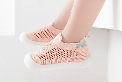 2024 Kids Shoes Casual Breathable Infant Baby Children Girls Boys Mesh Sneakers Soft Bottom Comfortable Non-Slip