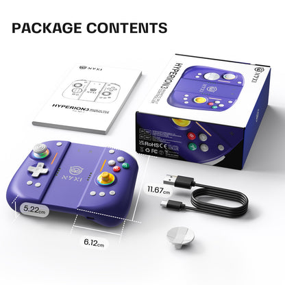 NYXI Hyperion 3 Joypad for Switch 2 – Wireless Joycon with Carrying Case
