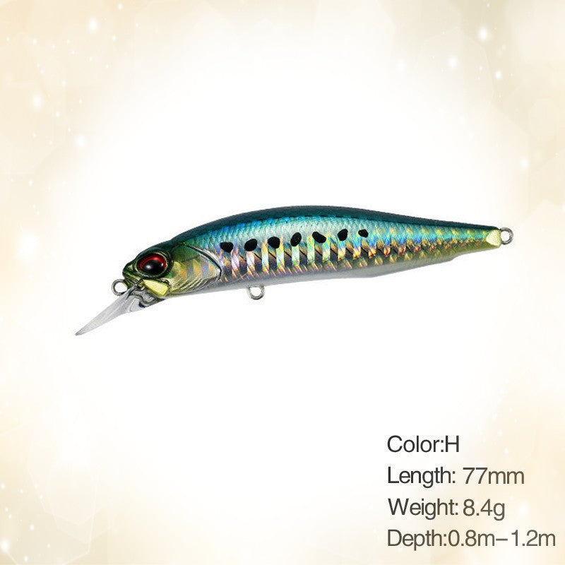 Isca de Pesca Minnow Wobbler Rozante 77SP 77mm 63mm Arremesso Longo Suspenso Isca de Nado Jerkbait Isca Artificial para Culter Alburnus