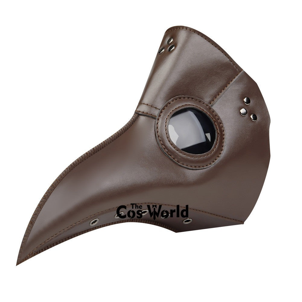 Halloween Plague Doctor Mask Steampunk Gothic Bird Beak Props for Party Carnival Cosplay Costumes Masquerade