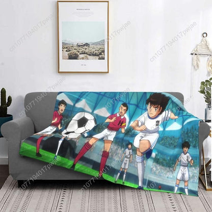 Captain Tsubasa 000428 Home Knee Blanket beach blanket Winter Blankets Thin Wadding Blanket Throw Custom blankets