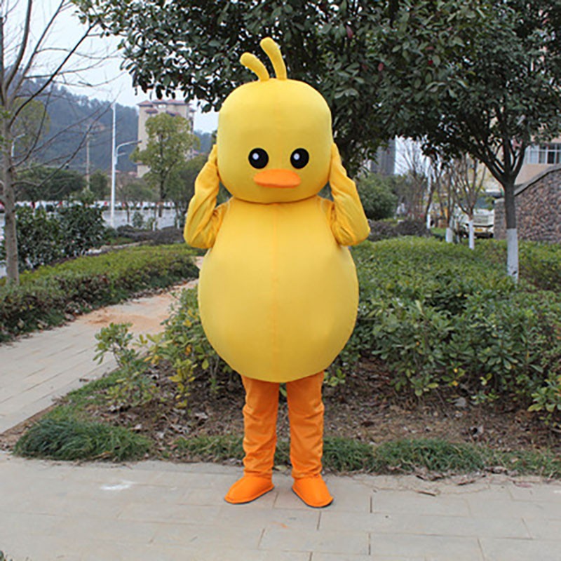 Adult Duck Chicken Mascot Costume Birthday Anime Cosplay Halloween Cartoon Dolls Performance Props