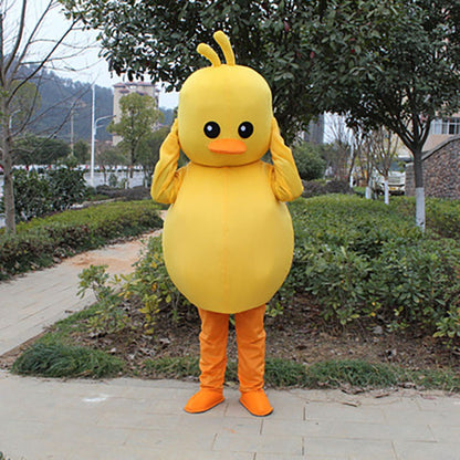 Adult Duck Chicken Mascot Costume Birthday Anime Cosplay Halloween Cartoon Dolls Performance Props