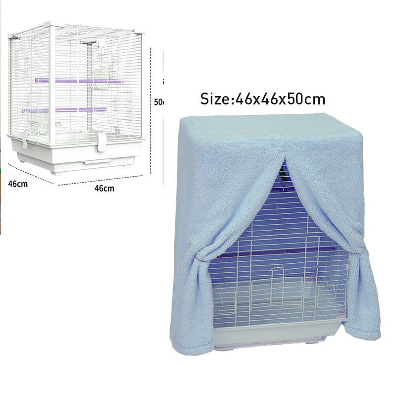 Capa Para Gaiola De Pássaros De Inverno Quente Respirável À Prova De Respingo Grande Capa Para Gaiola De Pássaros Sombra Protetora Para Gaiola De Papagaio Produtos Para Pássaros