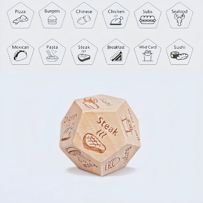 Dice for Her Him Couples Gift Ideas Food Decision Dice Games Christmas Birthday Valentines Day Gifts for Wife Husband