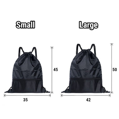 1Pc Foldable Waterproof Gym Bag Fitness Backpack Drawstring Shop Pocket Hiking Camping Beach Swimming Men Women Sports Bags