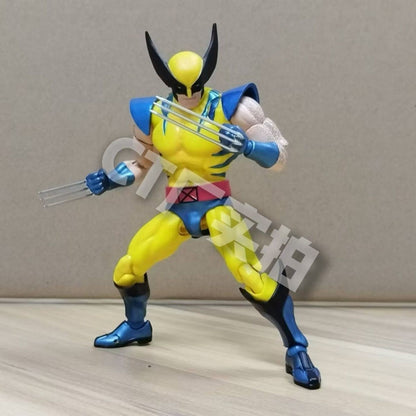 New CT Toys Mafex 96 Wolverine Boneco Marrom Quadrinhos X-Men Boneco de Ação Mafex 138 Shf Anime Estatueta Modelo Ko Brinquedo Presentes