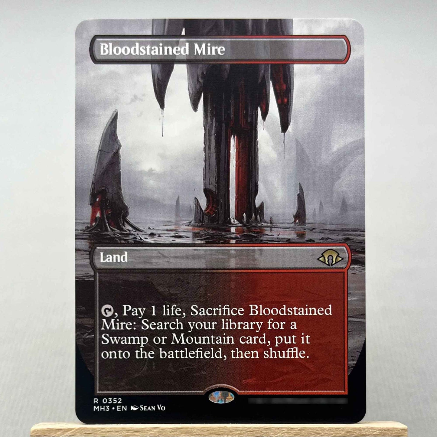 MH3 MH2 HOLO10-03 TCG Cartas Mágicas para Proxy de Jogo Caseiro terreno de busca Marsh Flats a Arid Mesa Misty Rainforest gathering