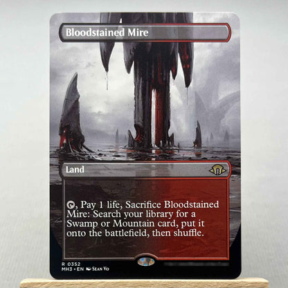 MH3 MH2 HOLO10-03 TCG Cartas Mágicas para Proxy de Jogo Caseiro terreno de busca Marsh Flats a Arid Mesa Misty Rainforest gathering