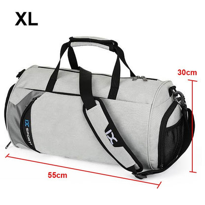 Bolsa de Ginástica Masculina Seca e Molhada para Yoga Feminina Treino Mala de Viagem Sacola de Esporte Ao Ar Livre Natação Sapatos Femininos Fitness Bolsa de Ombro de Fim de Semana