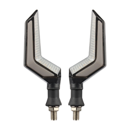 2pcs 12V Universal Motorcycle LED DRL Flowing Water Tail Turn Signal Indicators Lamp For KTM Yamaha Honda BMW Modifications