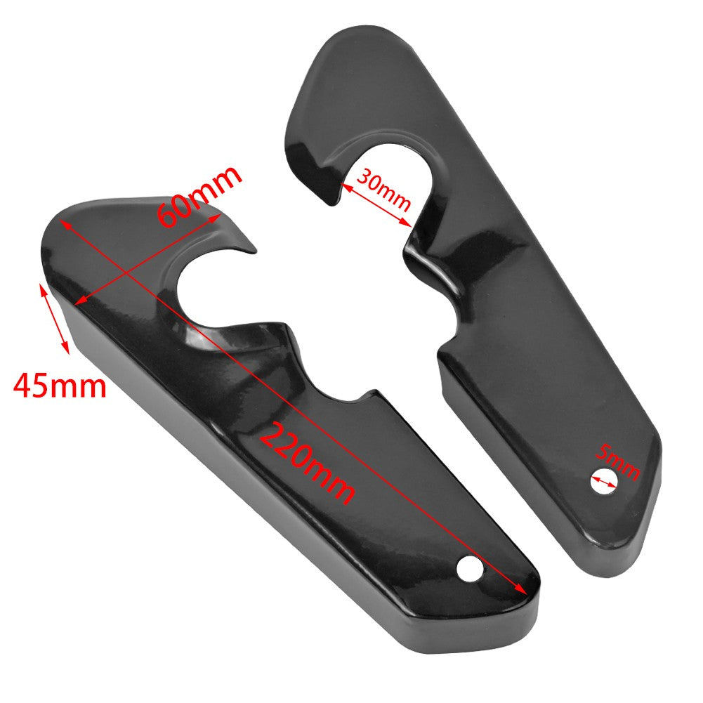 Suporte de Para-lama Traseiro Curto Preto Brilhante com Suporte para Piscas para Harley Sportsters XL 883 1200 48 72