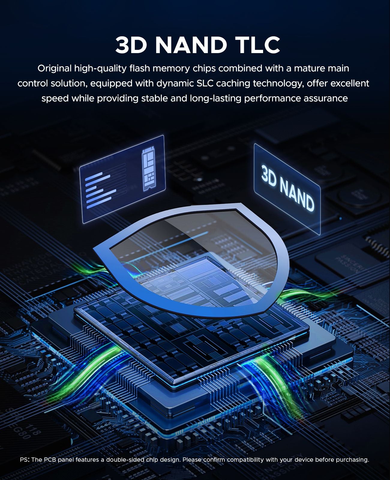 ORICO J10 M.2 2242 NVMe PCIe3.0 Gen 3x4 Internal SSD 3D NAND TLC up to 3100 MB/s for Laptop Desktop High-Speed Solid State Drive