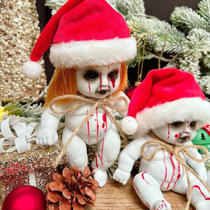 Halloween Hanging Baby Ghost Dolls Spooky Tricky Toys Ornament Horror Atmosphere Bar Courtyard Prop Happy Halloween Party Decor