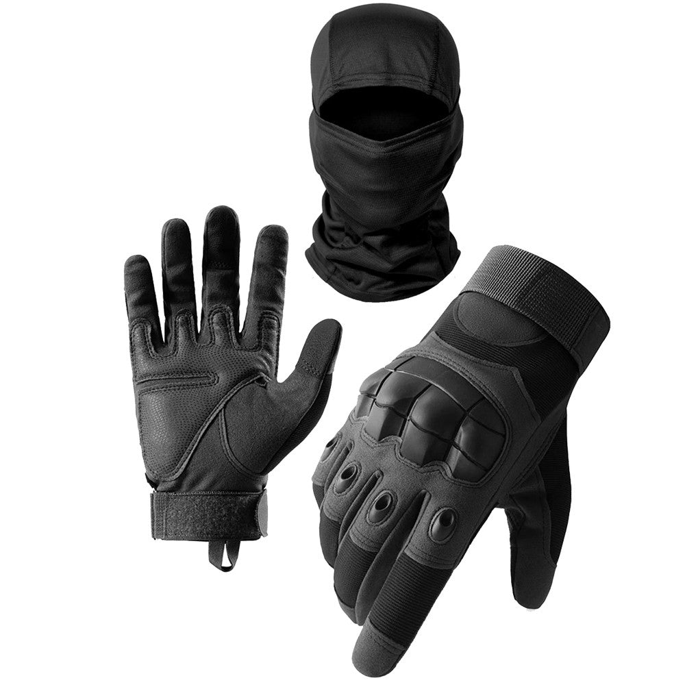 Luva de moto masculina com tela sensível ao toque, para motociclismo e motocross, proteção de dedo inteiro, Luvas Moto Preto