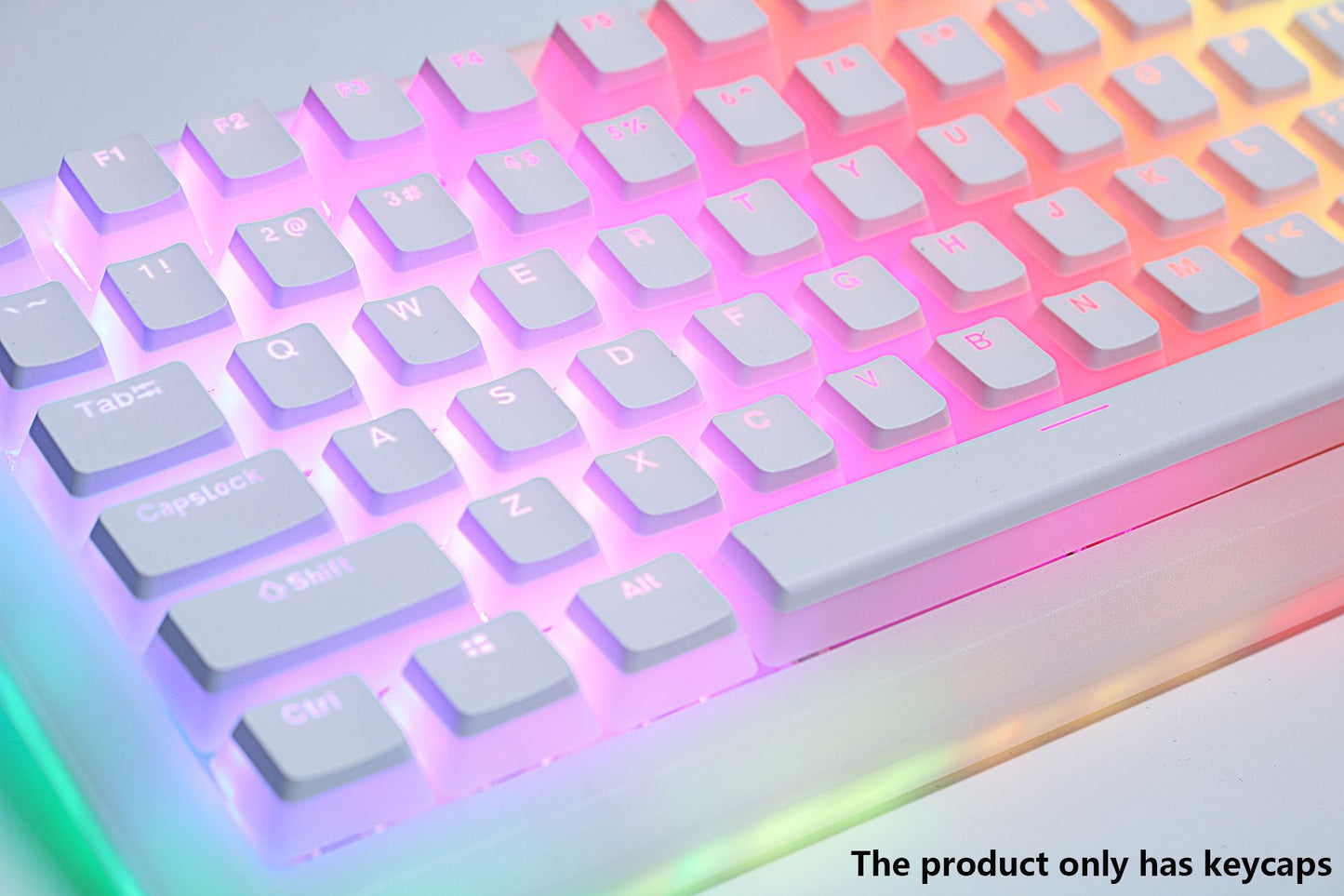 Keycaps PBT Pudding 129 teclas Keycap Perfil OEM Tampa de teclado Para teclado mecânico Kit Mx Switch Retroiluminação RGB 87 104 Teclados Gamer