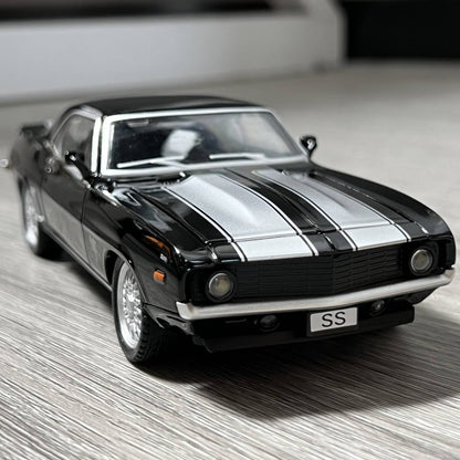 1:32 Chevrolet Camaro SS 350 1969 Velozes e Furiosos Carro de Liga Leve Brinquedo Fundido e Veículos de Brinquedo Modelo de Carro em Miniatura Escala para Criança