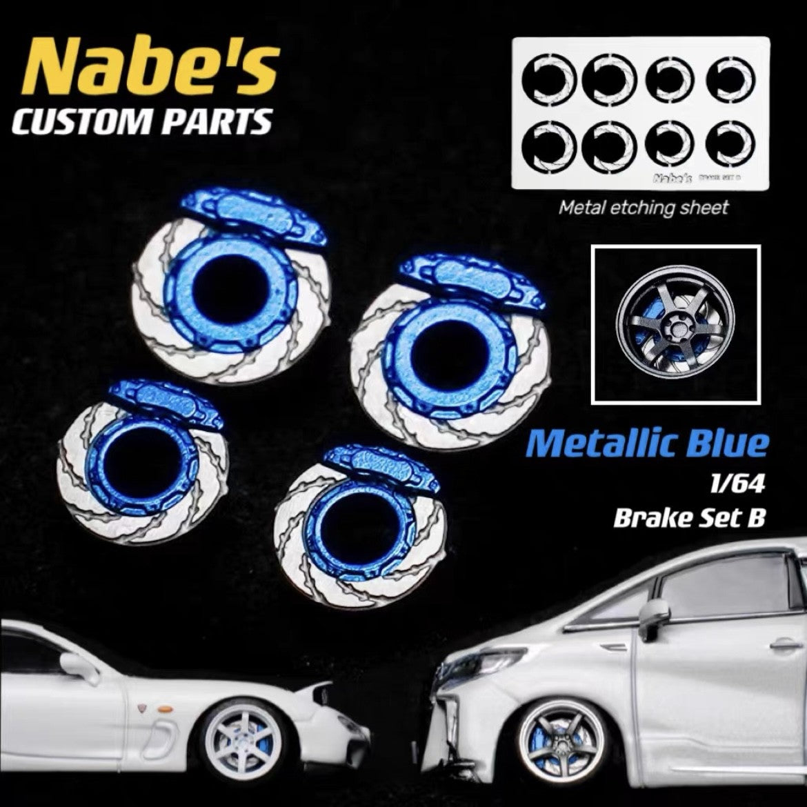 1/64 Chika  Wheels with Rubber Tires Model Car Modified Parts BBS RS  JDM VIP For Hotwheels Tomica MiniGT ?Supplied with axle?