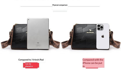 Luxury Kangaroo New Genuine High Quality Soft Leather Women Purses Cofrossbody Bag Designer Brand Ladies Shoulder Crossbody Bags