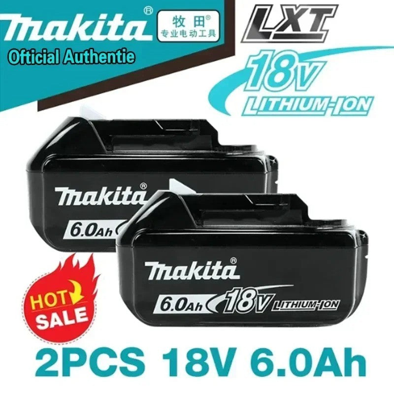 Bateria de Lítio de Substituição 100% Original Makita 6Ah/5Ah/3Ah para Bateria Makita 18V BL1830B BL1850B BL1850 BL1840 BL1860 BL1815