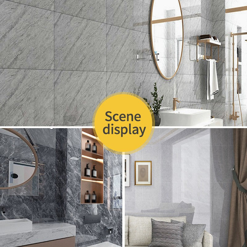 10/20pcs PVC Imitation Marble Floor Stickers Self-adhesive Wall Stickers Waterproof Bathroom Living room Moden Decoration Decals