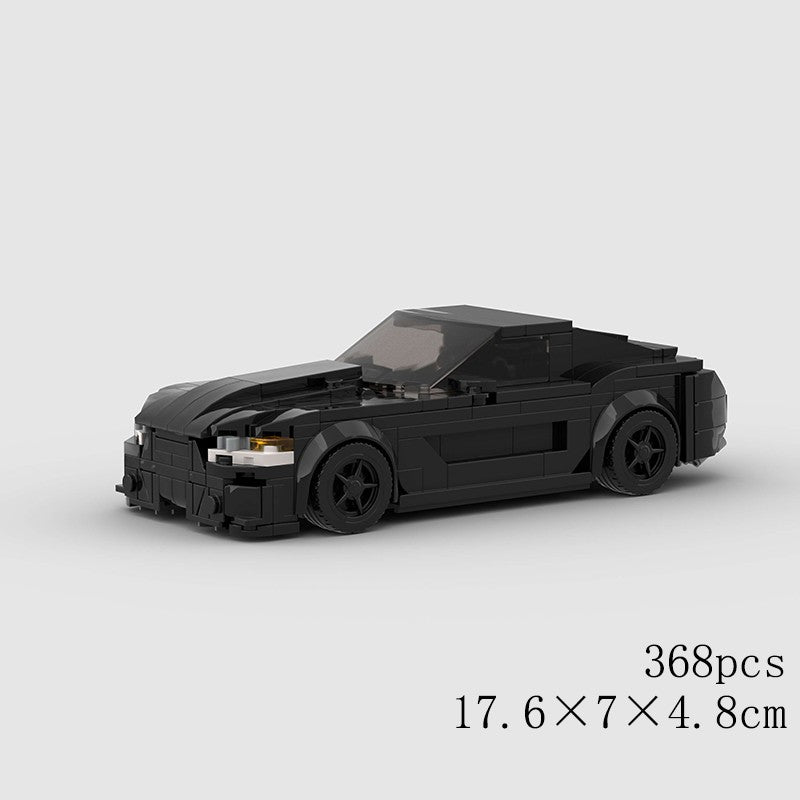 MOC Speed Sports Super Carro de Corrida Blocos de Montar DIY Tijolos Cidade Rally Técnico Grande Veículo de Corrida Presente de Natal Brinquedo