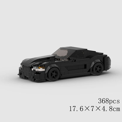 MOC Speed Sports Super Carro de Corrida Blocos de Montar DIY Tijolos Cidade Rally Técnico Grande Veículo de Corrida Presente de Natal Brinquedo