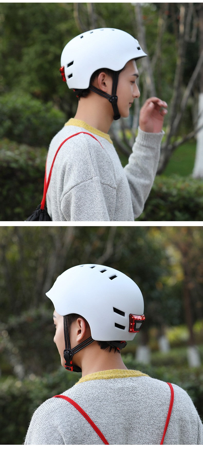 NOVO Capacete de Ciclismo Inteligente com Luz Traseira de LED Bicicleta Adulto Elétrica MTB Bicicleta de Estrada Patinete para Esporte Capacete Urbano Masculino Feminino 2#