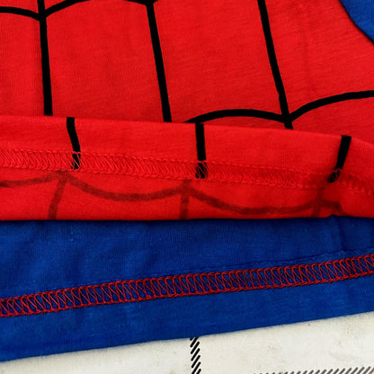 Children's Pyjamas Spider Set Kids Sleepers Boys Girls Cartoon Long Sleeve Sleepwear 2-7T