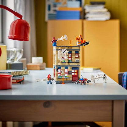 LEGO, Marvel, 76312, Batalha do veículo off-road do Hulk, Thanos, brinquedo de bloco de montar infantil, presente