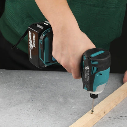 Parafusadeira de Impacto Sem Fio Makita DTD172 LXT BL com Motor Brushless 18V Furadeira Elétrica para Madeira, Parafuso, Modo T 180 N·M Ferramentas Elétricas