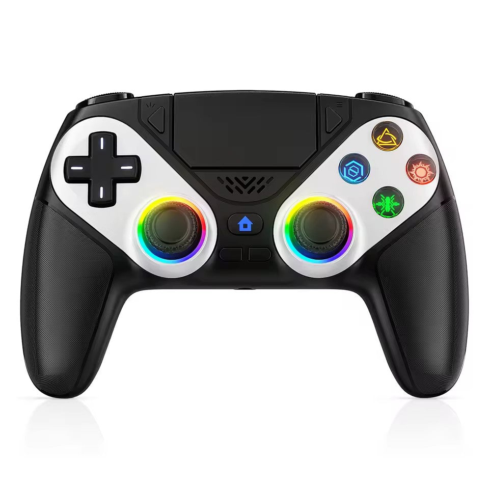 Controller For Playstation5 PS5/PS5 Pro/Slim/PC,RGB Wireless Gamepad Hall Effect Trigger Marco/Turbo Anti-Drift Game Joystick