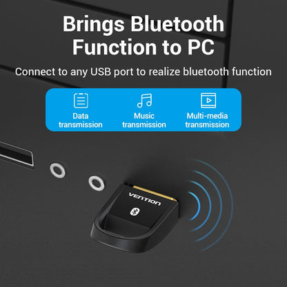 Vention USB Bluetooth 5.0 Adapter Wireless for PC Windows 7/8/8.1/10/11 Bluetooth Receiver & Transmitter For Speaker Earbuds