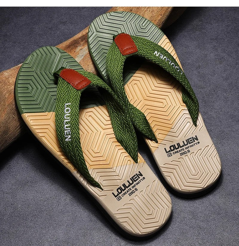 Men Flip Flops Summer Beach Slippers Fashion Breathable Casual Beach Men Slippers Summer Outdoor