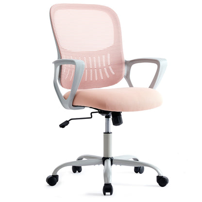 JHK Ergonomic Mesh Backrest Office Desk Chair Adjustable Height Computer Rolling Work Swivel Gaming Chairs With Wheels For Home