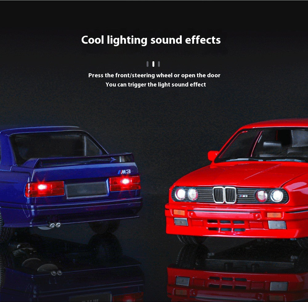 1:24 M3 E30 IM Alloy Miniature Car Diecast Metal Model Collection Hobbies Birthday Present With Friend Decoration Classic Car GT
